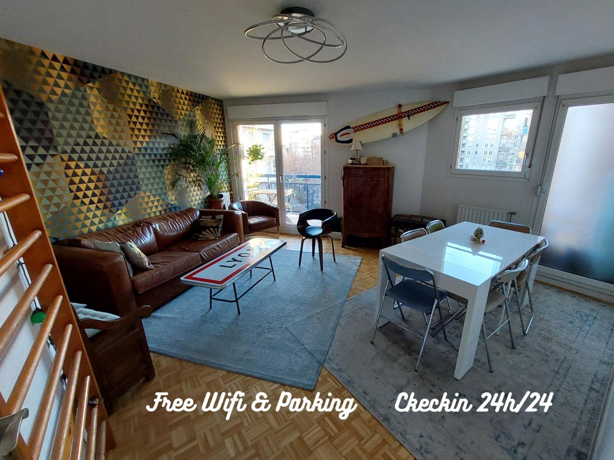 Le Cosy-Chic - T3 Balneo A Villeurbanne / Lyon Esterno foto